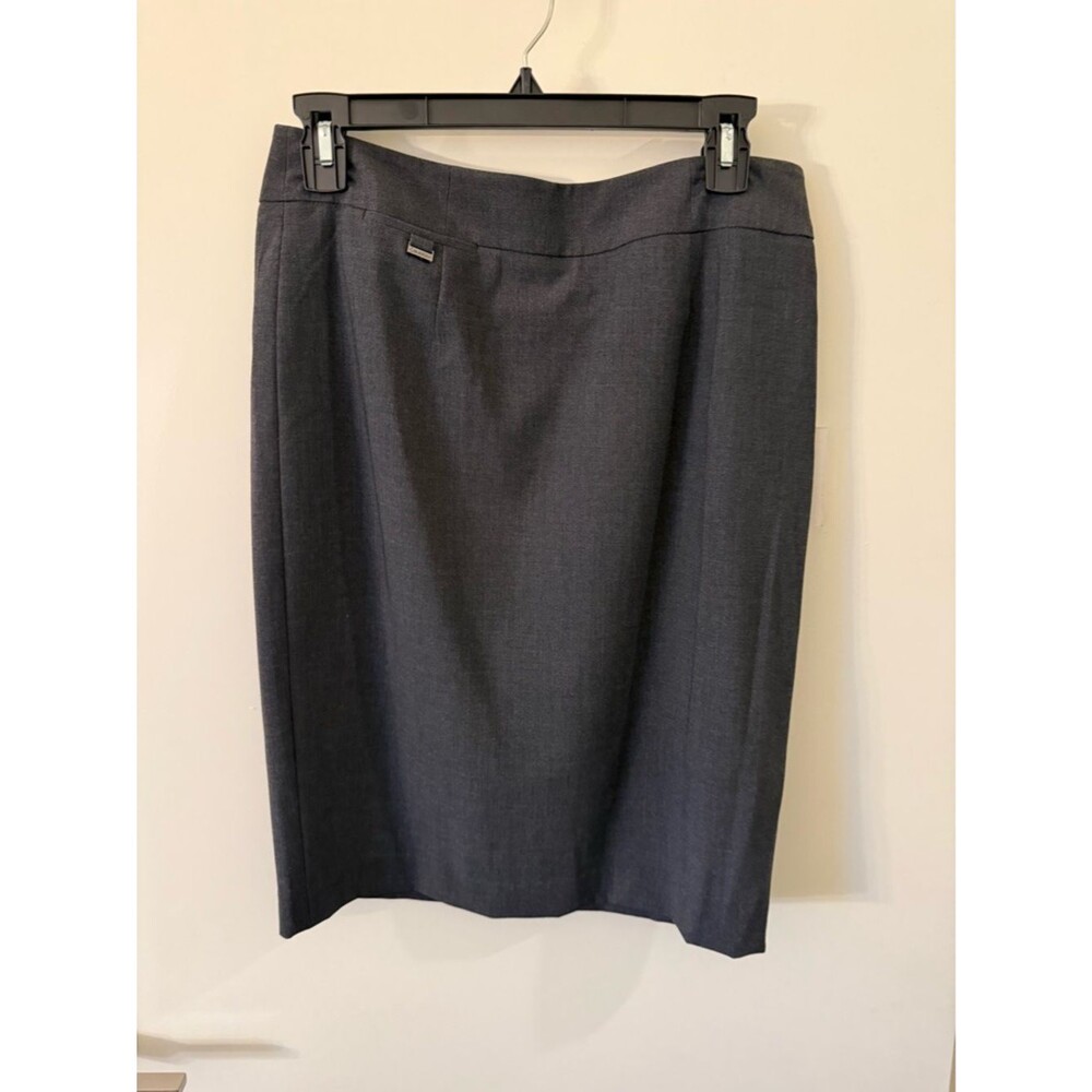 NWT Calvin Klein Charcoal Pencil Skirt